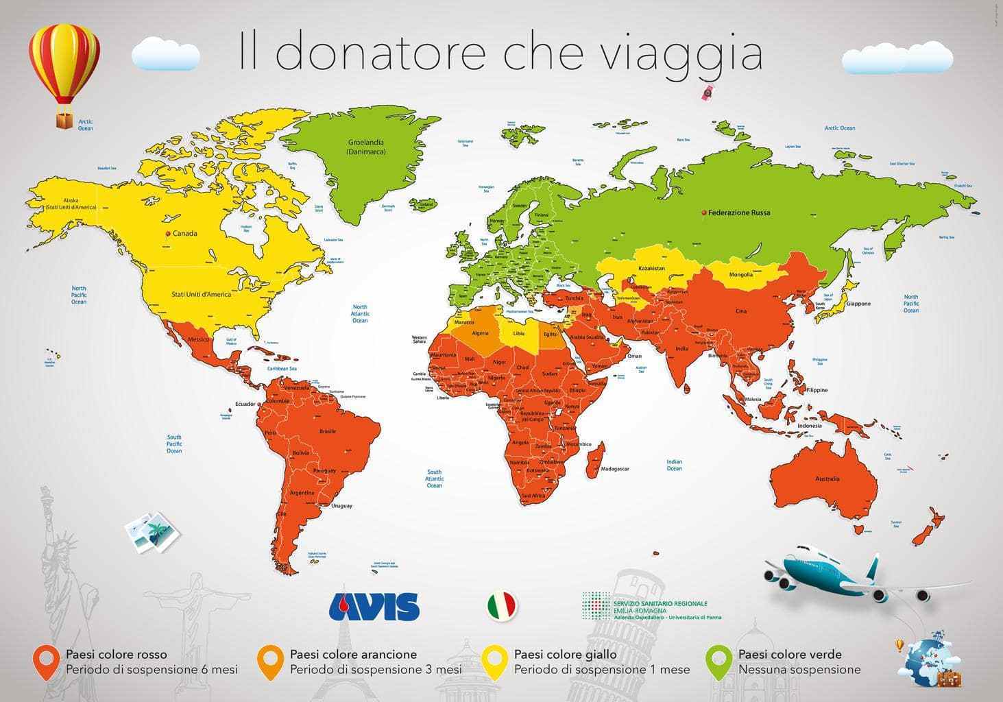 Mappa donatore